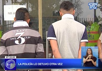 Detenido a pocos días de salir de la cárcel