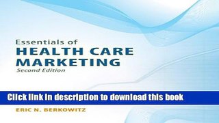 [Popular Books] Essentials Of Health Care Marketing Free Online