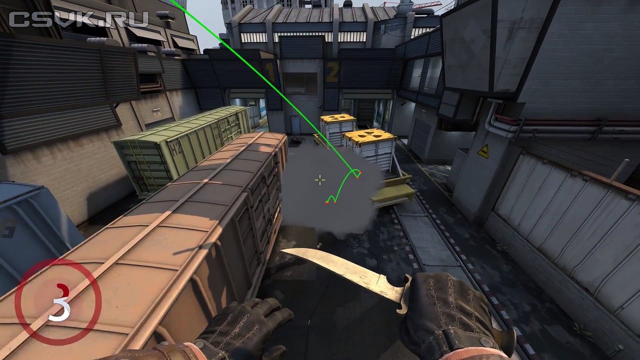 Top 10 Smokes on Train #CSGO