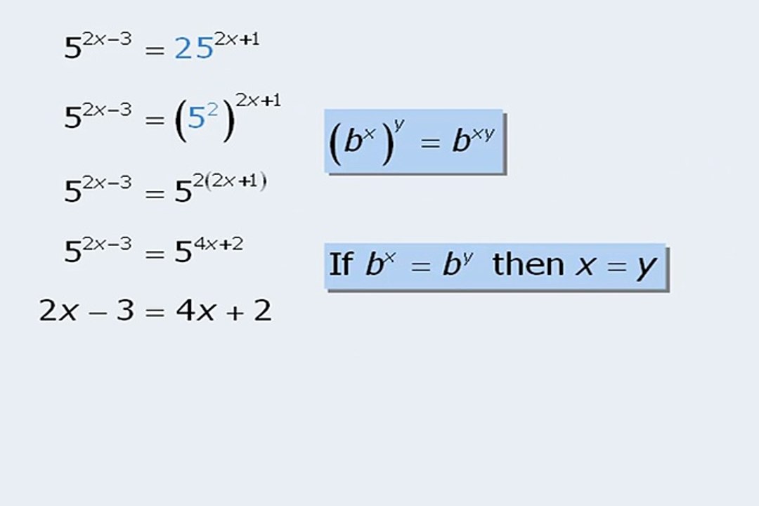 GRE - Equations and Powers