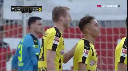 Andre Schürrle Goal HD - Sandhausen 0-3 Dortmund 15.08.2016