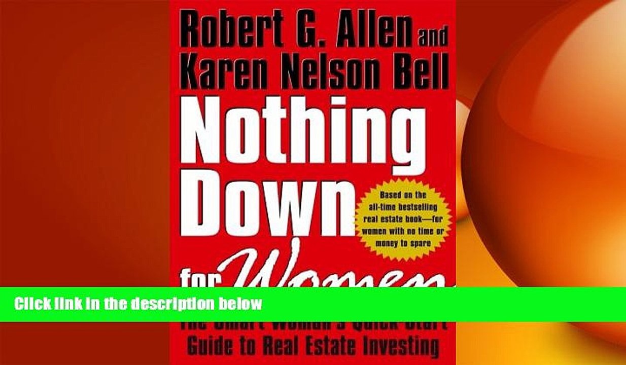 READ book  Nothing Down for Women: The Smart Woman s Quick-Start Guide to Real Estate Investing