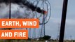 Wind Turbine Spirals on Fire | Earth, Wind, and Fire