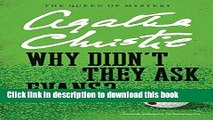 [Download] Why Didn t They Ask Evans? (Agatha Christie Mysteries Collection (Paperback)) Hardcover