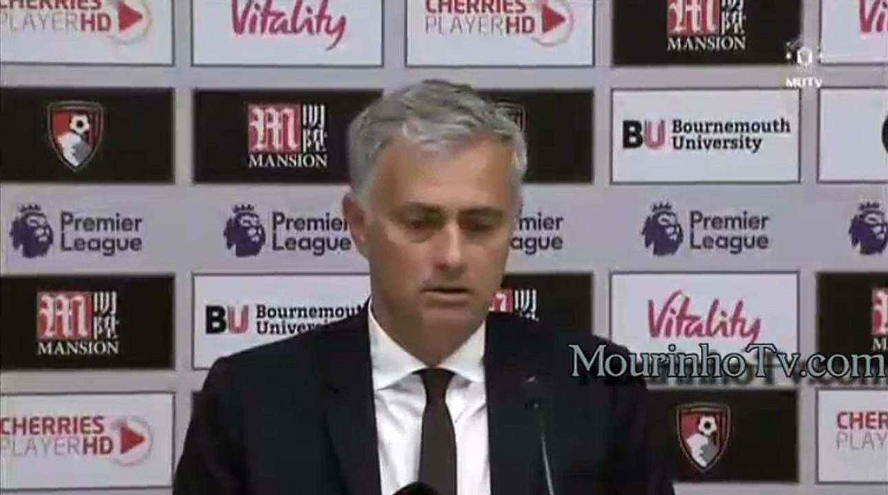 Rueda de prensa de José Mourinho tras el Bournemouth 1 - 3 Man United