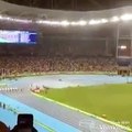 Usain Bolt wins 100m Final at Rio olympics 2016 with a time of 9.81 [video footage]