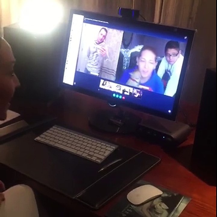 MONICA NARANJO HABLA CON SUS FANS POR SKIPE