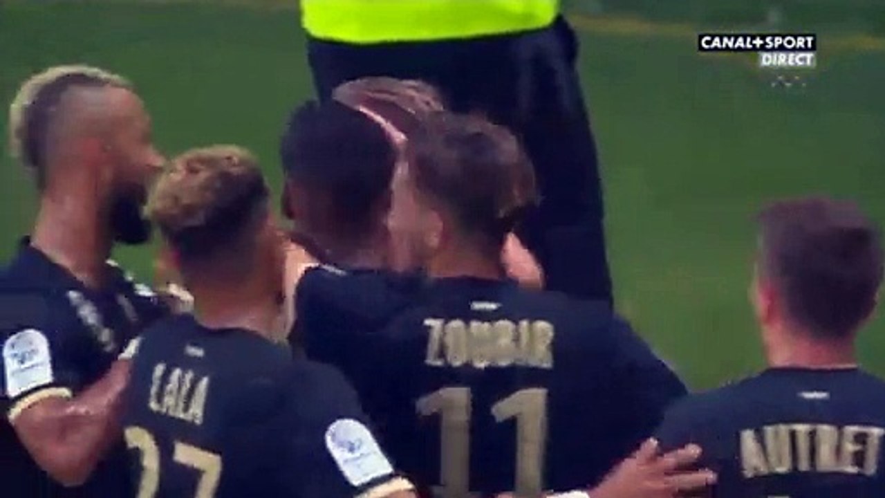 Kevin Fortune GOAL - Nimes 0-1 Lens 15.08.2016