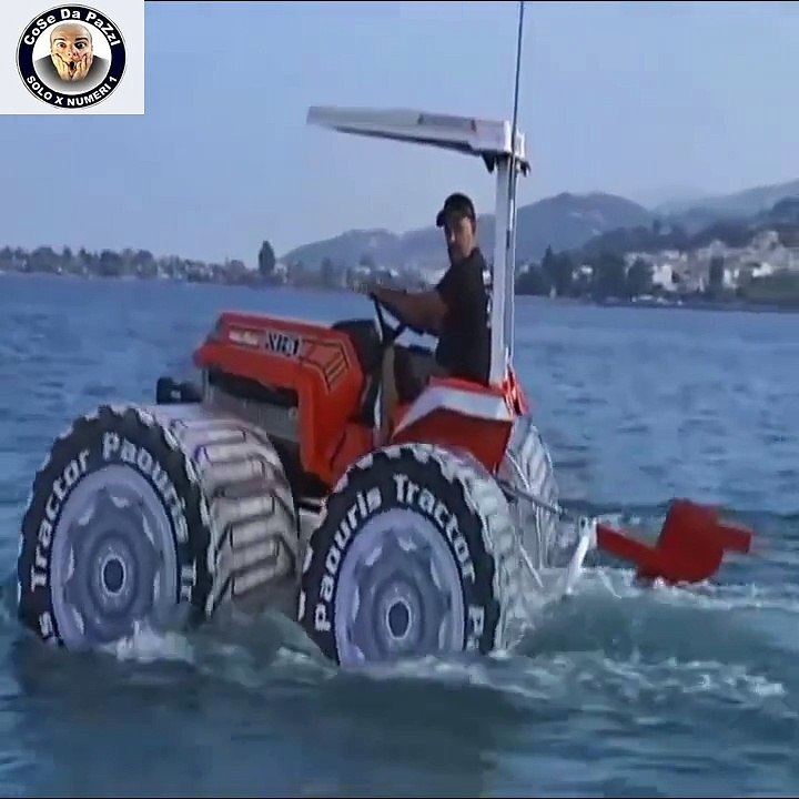 trattore al mare