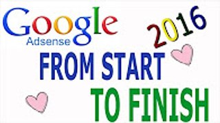 How To Setup Google Adsense 2016 From Start To Finish - Adsense Tutorial