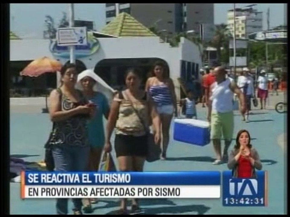 Se reactiva el turismo en provincias afectadas por el terremoto