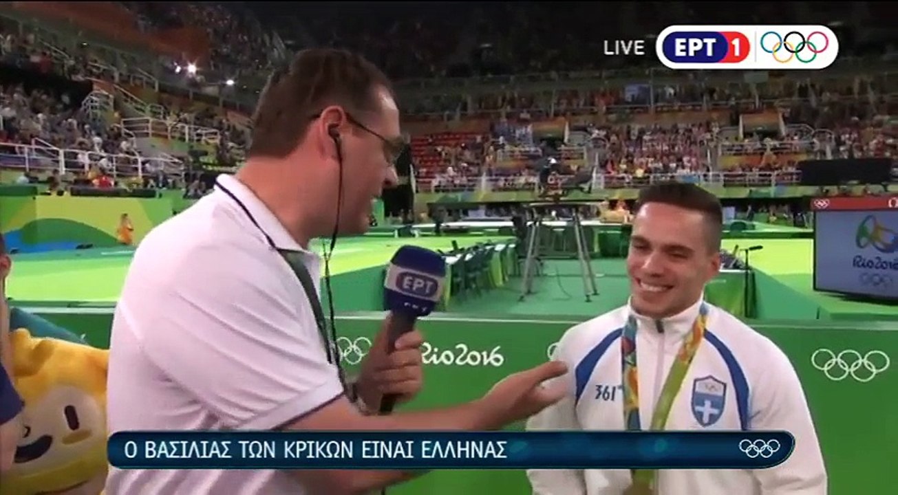 ΣΦΥΓΜΟΣ TV: ΟΛΥΜΠΙΑΚΟΙ ΑΓΩΝΕΣ ΡΙΟ 2016_ Δηλώσεις από τον Χρυσό Ολυμπιονίκη Λευτέρη Πετρούνια-(ΕΡΤ1 15.8.2016)(1)
