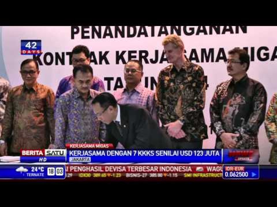 SKK Migas dan 7 Kontraktor Teken Kontrak Kerja Sama