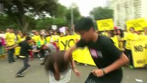Pérou: 50.000 manifestants à Lima contre la violence machiste