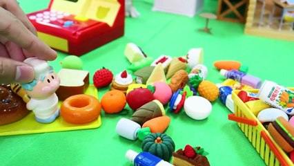 アンパンマン おもちゃアニメ  レジセット お買い物ごっこ じゃむおじさんのショッピング