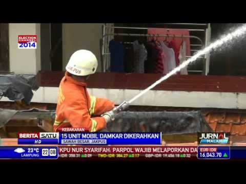 Belasan Rumah di Gang Kelinci 3 Ludes Terbakar