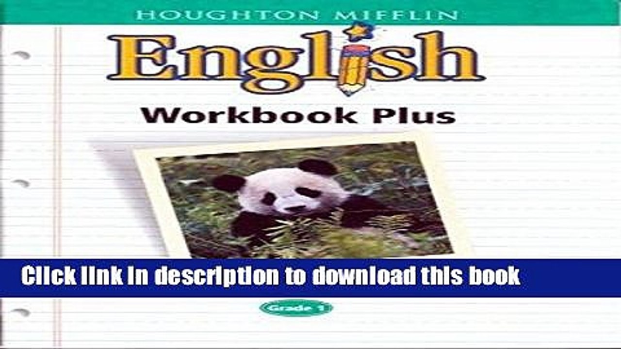[Download] Houghton Mifflin English, Workbook Plus, Grade 1 Kindle Online