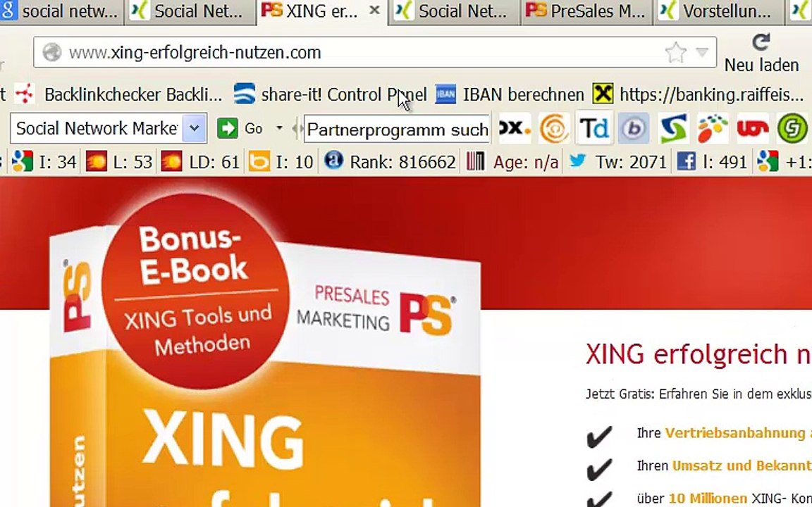 Social Network Marketing- Kapitel 1