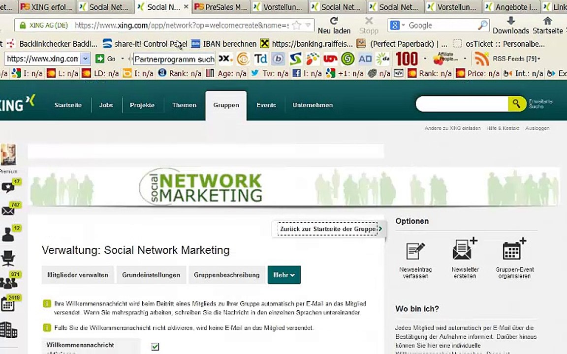 „Social Network Marketing“-Kapitel 3