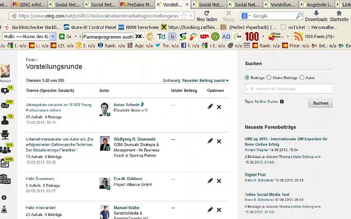 „Social Network Marketing“-Kapitel 5