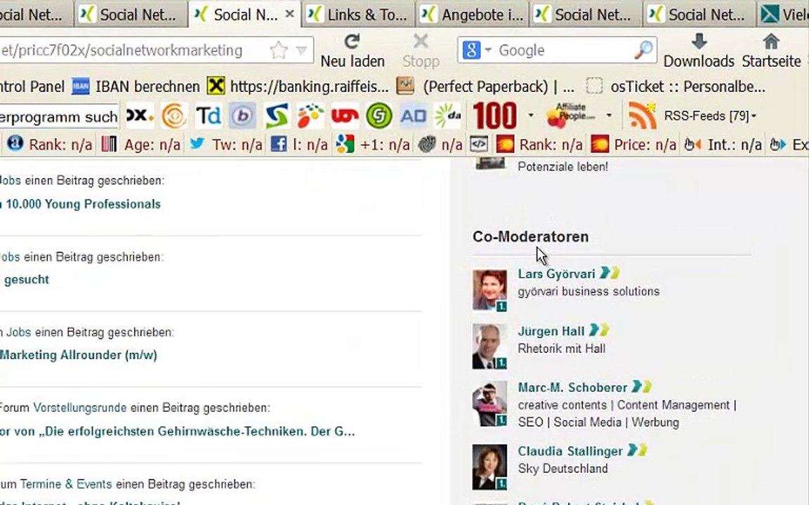 „Social Network Marketing“-Kapitel 8