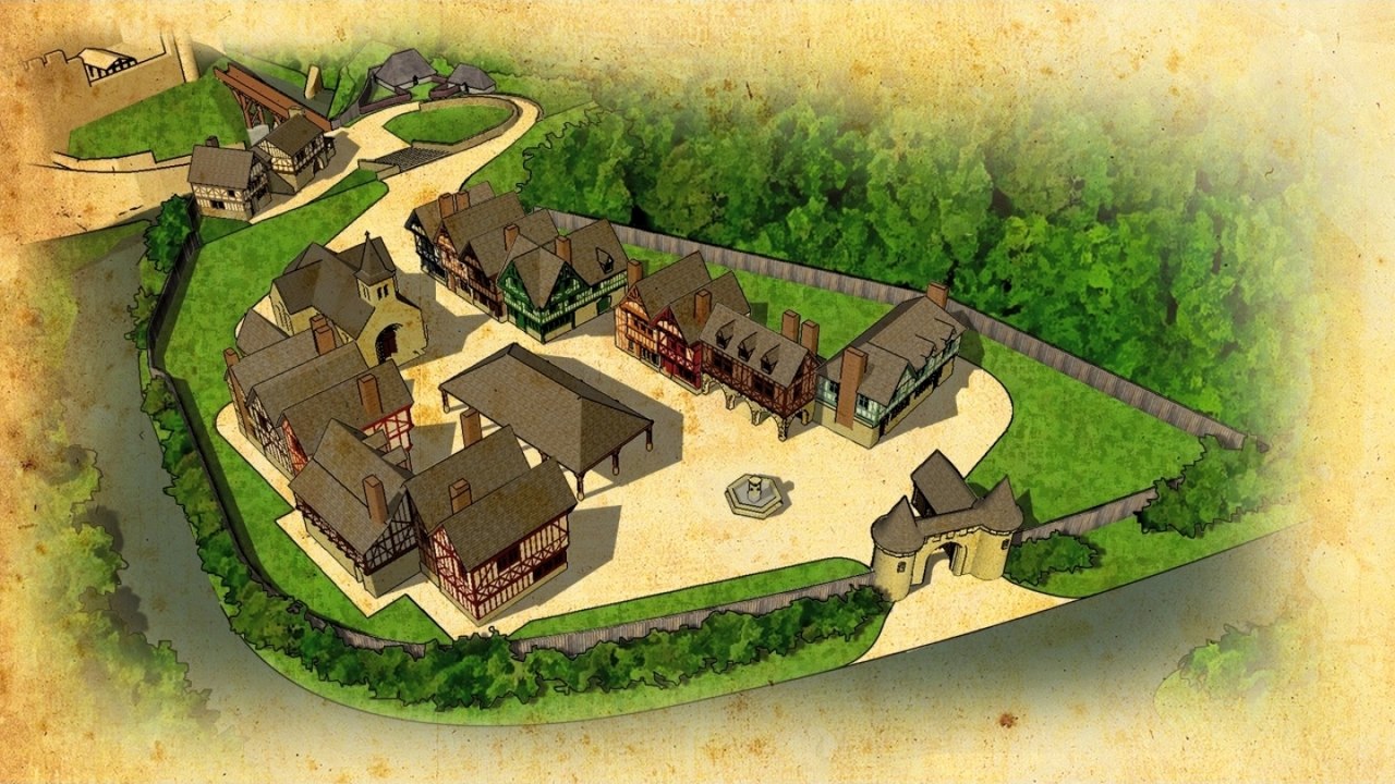 Construire un village médiéval - Archéosite de Montbazon