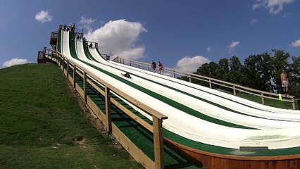 Insane Royal Flush Water Slide at BSR Cable Park