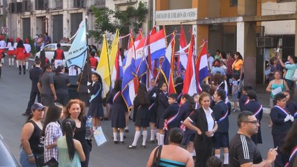 Vítores a la Virgen en el aniversario número 479 de la fundación de Asunción
