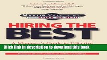 [Popular Books] Hiring The Best: A Manager s Guide to Effective Interviewing and Recruiting