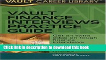 [Popular Books] Vault Finance Interviews Practice Guide Full Online