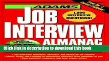 [Popular Books] Adams Job Interview Almanac   CD-ROM Free Online