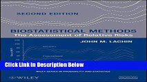 Books Biostatistical Methods: The Assessment of Relative Risks Full Online
