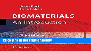 Books Biomaterials: An Introduction Full Online