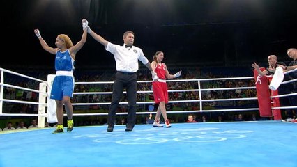 Jeux Olympiques 2016 - Boxe (femme) - Victoire de Estelle Mossely