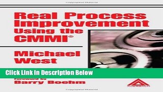 Books Real Process Improvement Using the CMMI Free Online
