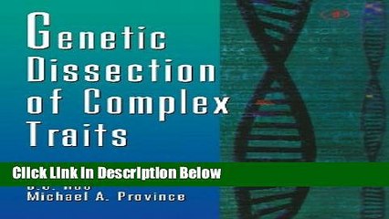 Ebook Genetic Dissection of Complex Traits, Volume 42 (Advances in Genetics) Full Online