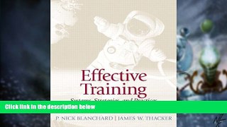 Big Deals  Effective Training (5th Edition)  Free Full Read Most Wanted