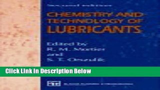 Ebook Chemistry and Technology of Lubricants Free Online