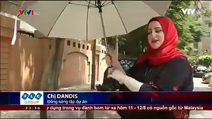 Ô thông minh - Giải pháp chống nóng cho người hành hương tại Trung Đông.