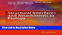 Ebook Structural Interfaces and Attachments in Biology Free Online