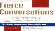 [Popular Books] Fierce Conversations: Achieving Success at Work and in Life One Conversation at a