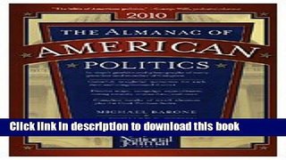 [Popular Books] The Almanac of American Politics 2010 Free Online