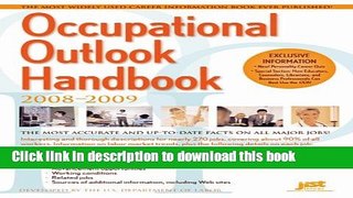 [Popular Books] Occupational Outlook Handbook (Occupational Outlook Handbook (Paper-Claitor s))