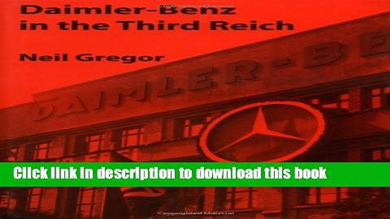 [Download] Daimler-Benz in the Third Reich Paperback Free