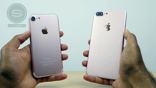 iPhone 7 vs iPhone 7 Plus Unboxing (Prototype)- the newest smartphone