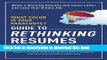 [PDF] What Color Is Your Parachute? Guide to Rethinking Resumes: Write a Winning Resume and Cover