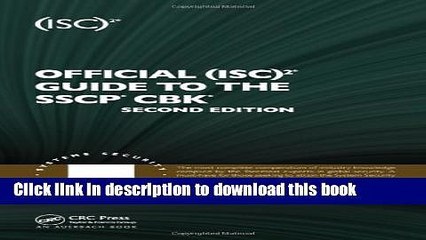 [Download] Official (ISC)2 Guide to the SSCP CBK, Second Edition ((ISC)2 Press) Kindle Online