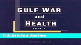 Books Gulf War and Health, Volume 1: Depleted Uranium, Pyridostigmine Bromide, Sarin, Vaccines