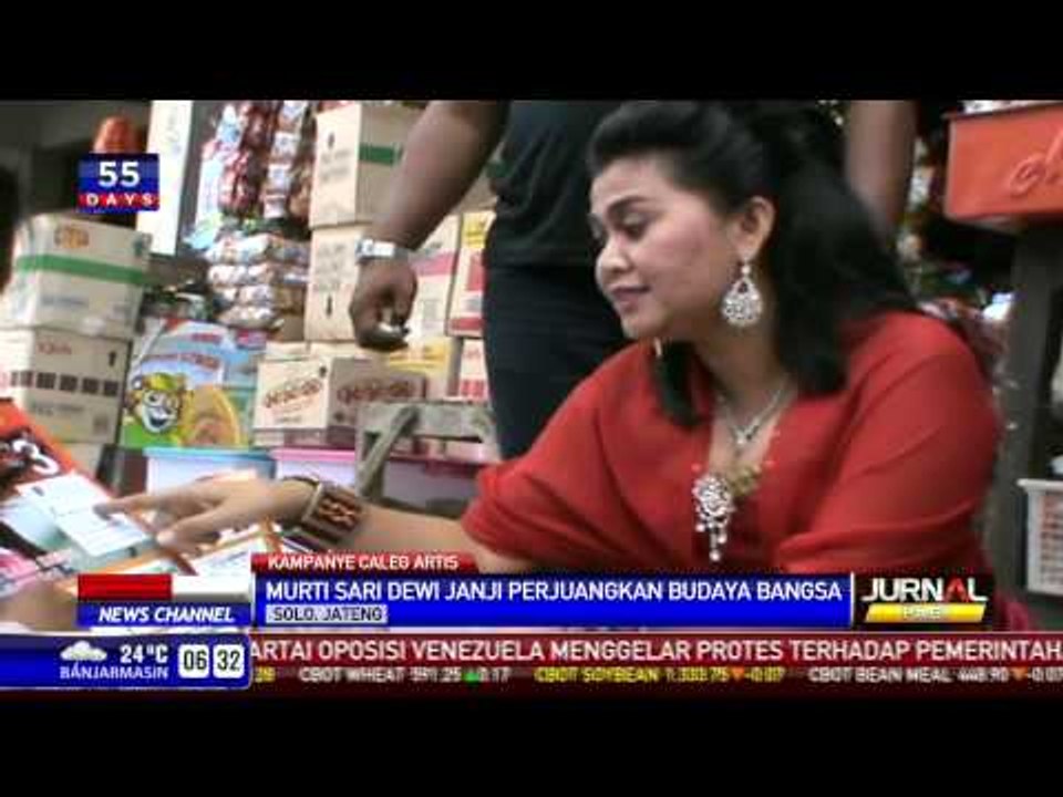 Artis "Saur Sepuh", Murti Sari Dewi Nyaleg