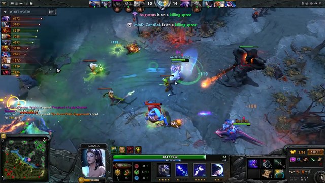 Mirana Radiance build vs Miracle- Ember, 7Mad Slardar Epic Game by MinD_ContRoL MMR Dota 2